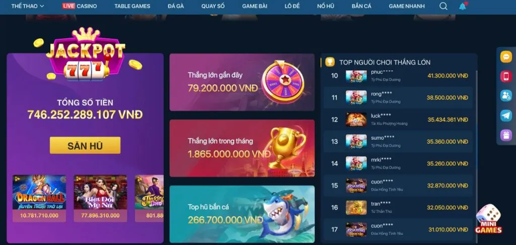 Bắn Cá Rồng tại xin888