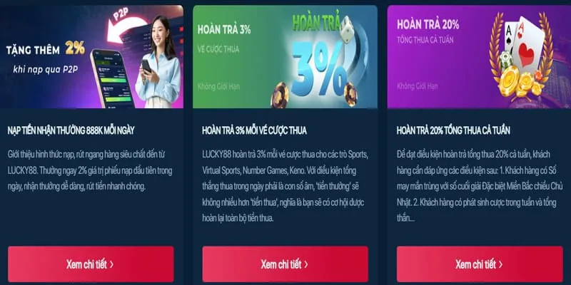 Hoàn trả hàng ngày không giới hạn xin888